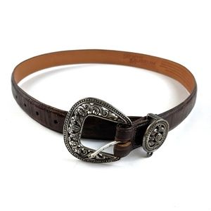 Brighton Museum Collection Leather Belt Med
